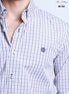 CAMISAS CUADROS BLANCO, CAFE Y AZUL