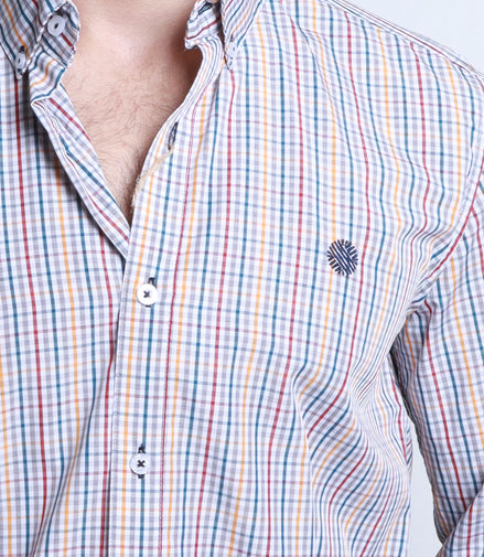 CAMISA CUADROS VERDE, ROJO, AMARILLO