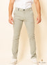 PANTALON DE GABARDINA VERDE PISTACHE