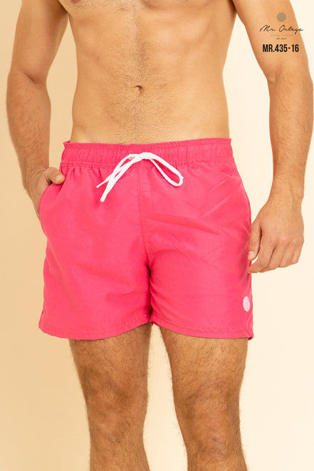 TRAJE DE BAÑO LISO ROSA