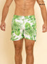 TRAJE DE BAÑO BLANCO ESTAMPADO VERDE