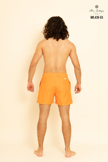 TRAJE DE BAÑO LISO NARANJA