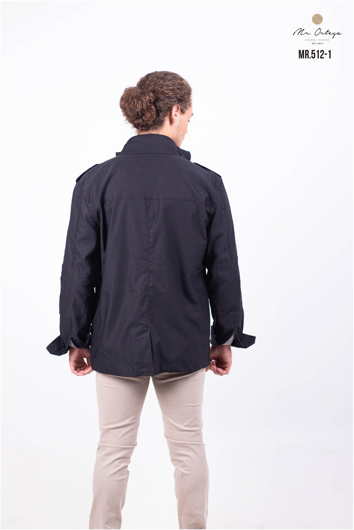 CHAMARRA GABARDINA NEGRO