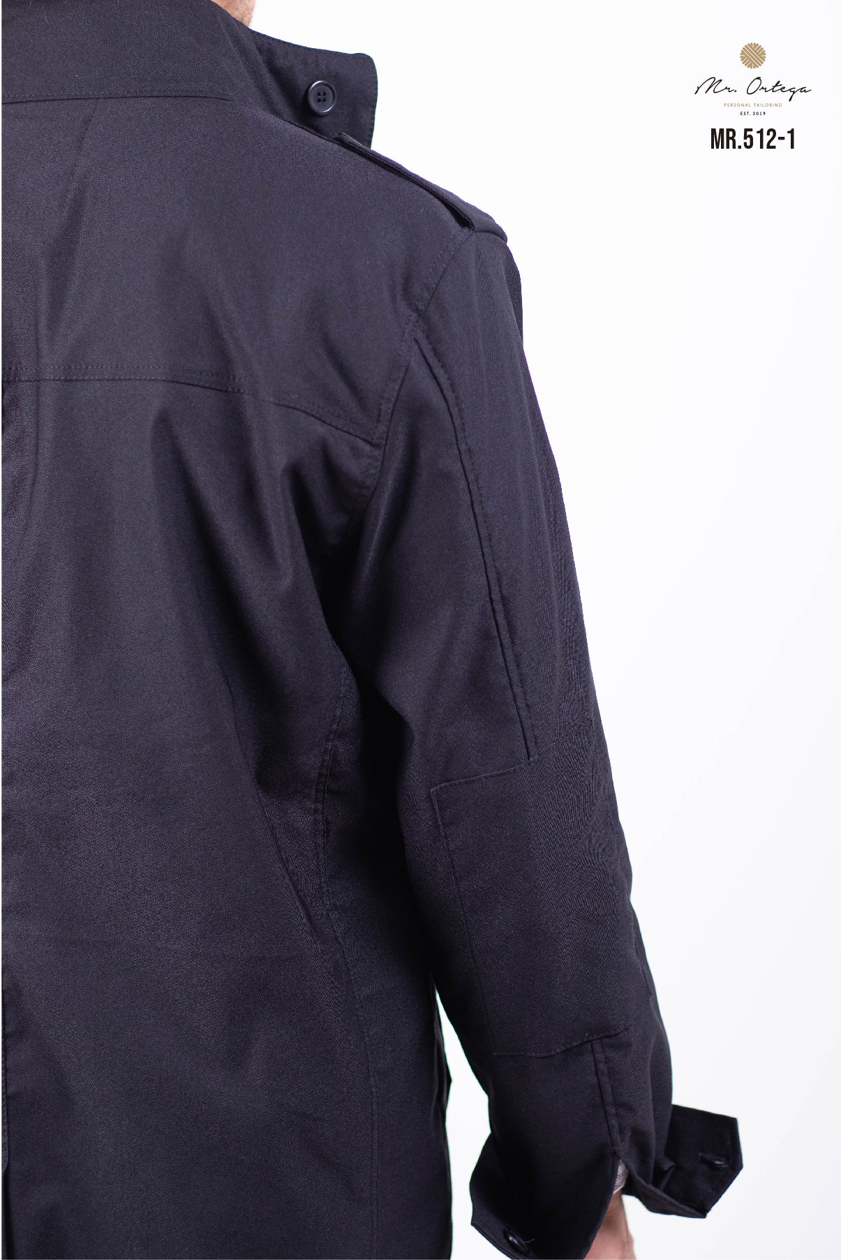 CHAMARRA GABARDINA NEGRO