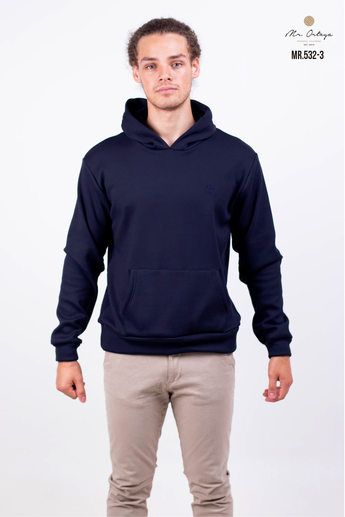 SUDADERA ALGODÓN AZUL MANGA LARGA