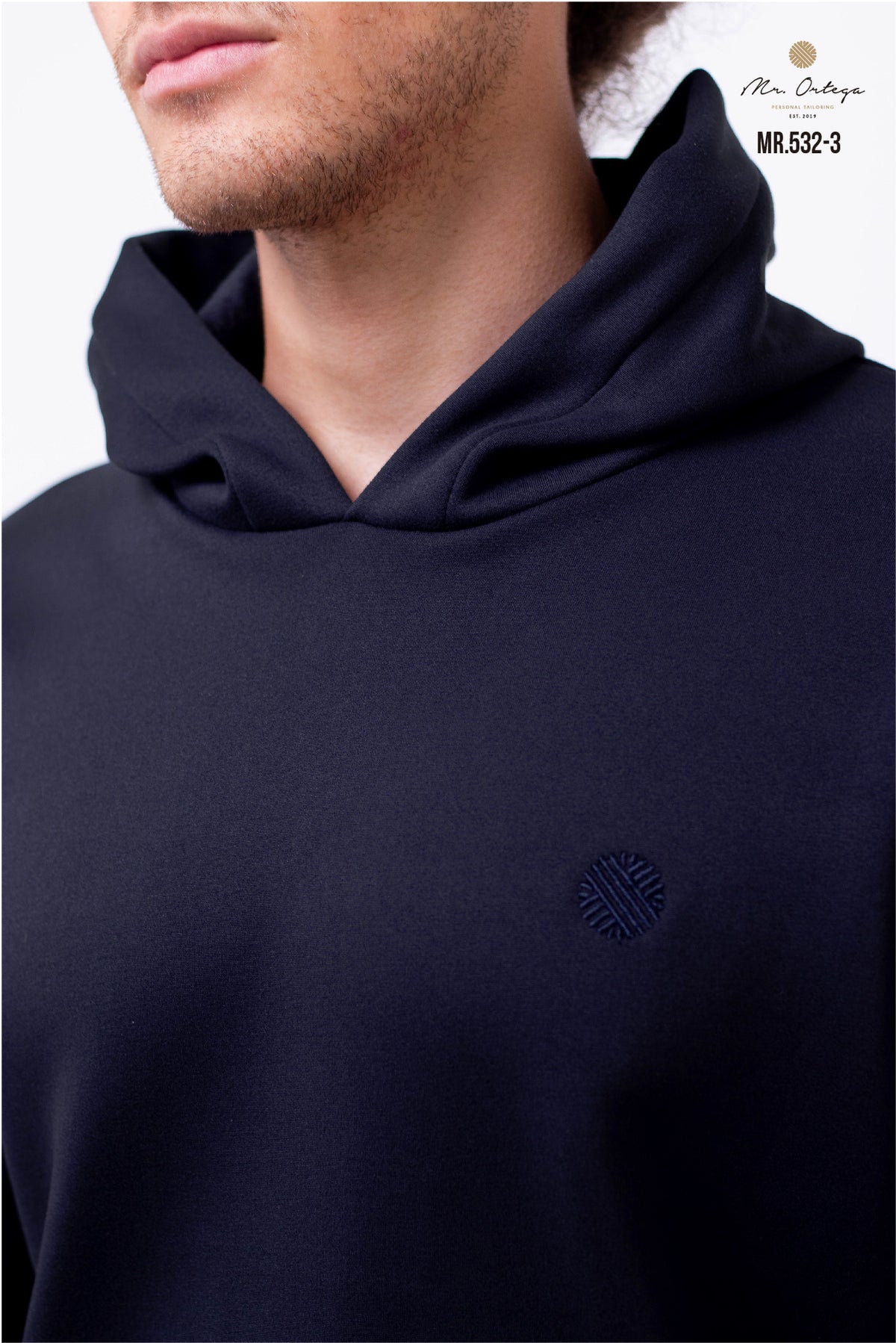 SUDADERA ALGODÓN AZUL MANGA LARGA