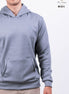 SUDADERA GRIS CON GORRO