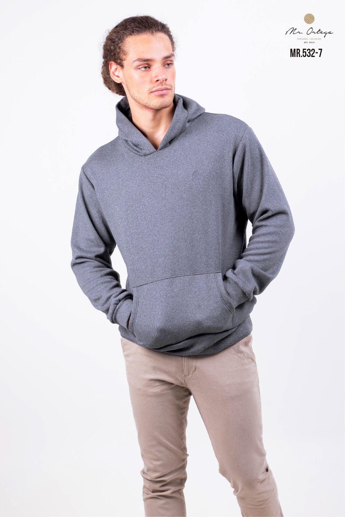 SUDADERA ALGODÓN OXFORD MANGA LARGA