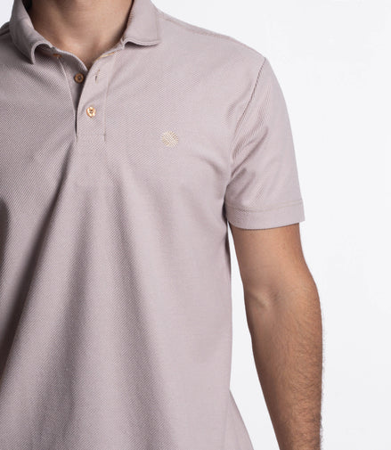 PLAYERA POLO BEIGE
