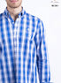 CAMISA CUADROS AZUL Y BLANCO
