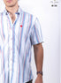 CAMISA RAYAS BLANCO, GRIS, ROJO