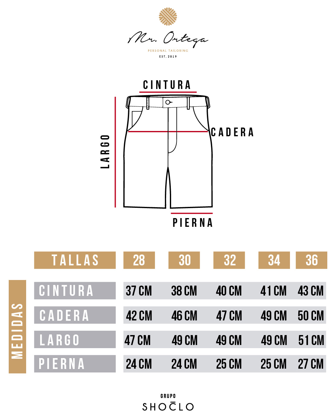 BERMUDA DE GABARDINA BEIGE