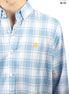 CAMISA CUADROS AZUL CLARO