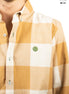 CAMISA CUADROS MARRÓN CLARO