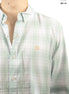 CAMISA CUADROS VERDE AGUA
