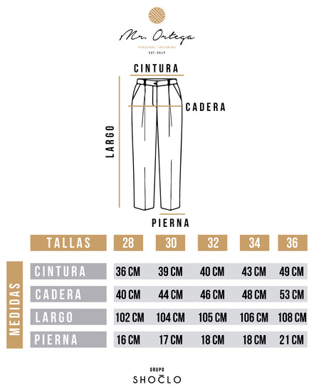 PANTALÓN GABARDINA BEIGE CORTE REGULAR