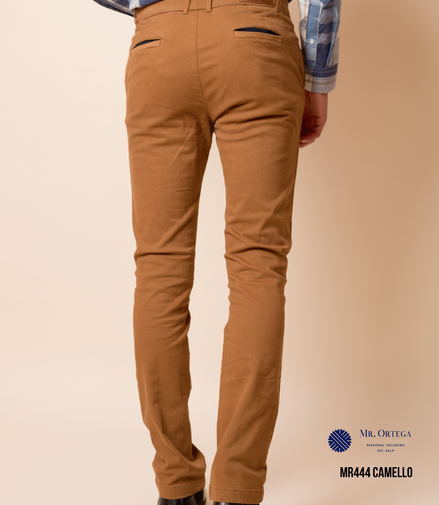 PANTALÓN GABARDINA CAMELLO CORTE REGULAR