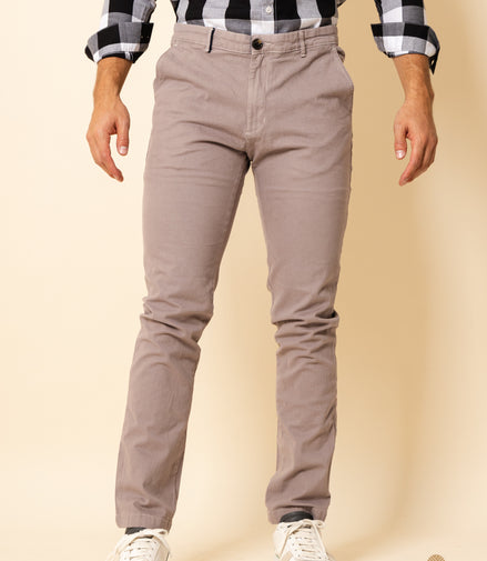 PANTALÓN GABARDINA GRIS